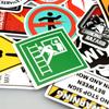 50 Stück Motorrad Aufkleber Abziehbilder - Rennsponsoren Logos für Auto, Motorrad, Helme, Tanks (Honda, Yamaha, Kawasaki, Suzuki, KTM)