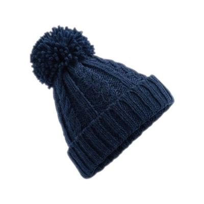 Cable Knit Melange Beanie