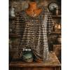 Fashionable Comfortable Oversized Breathable Women's V-neck T-shirt Colorful Creative Geometry 3D Pattern Summer Short Sleeved T-shirt