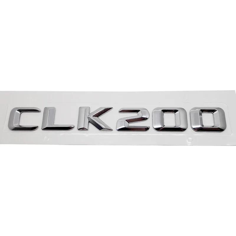 3D Letters Car Rear Trunk Emblem Sticker for Mercedes Benz CLK55 CLK63 CLK200 CLK230 CLK240 CLK280 CLK320 CLK Class Tail Badge