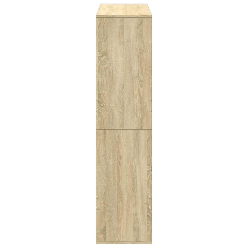 Vidaxl Regał, Dąb Sonoma, 100X33X135 Cm, Materiał Drewnopochodny