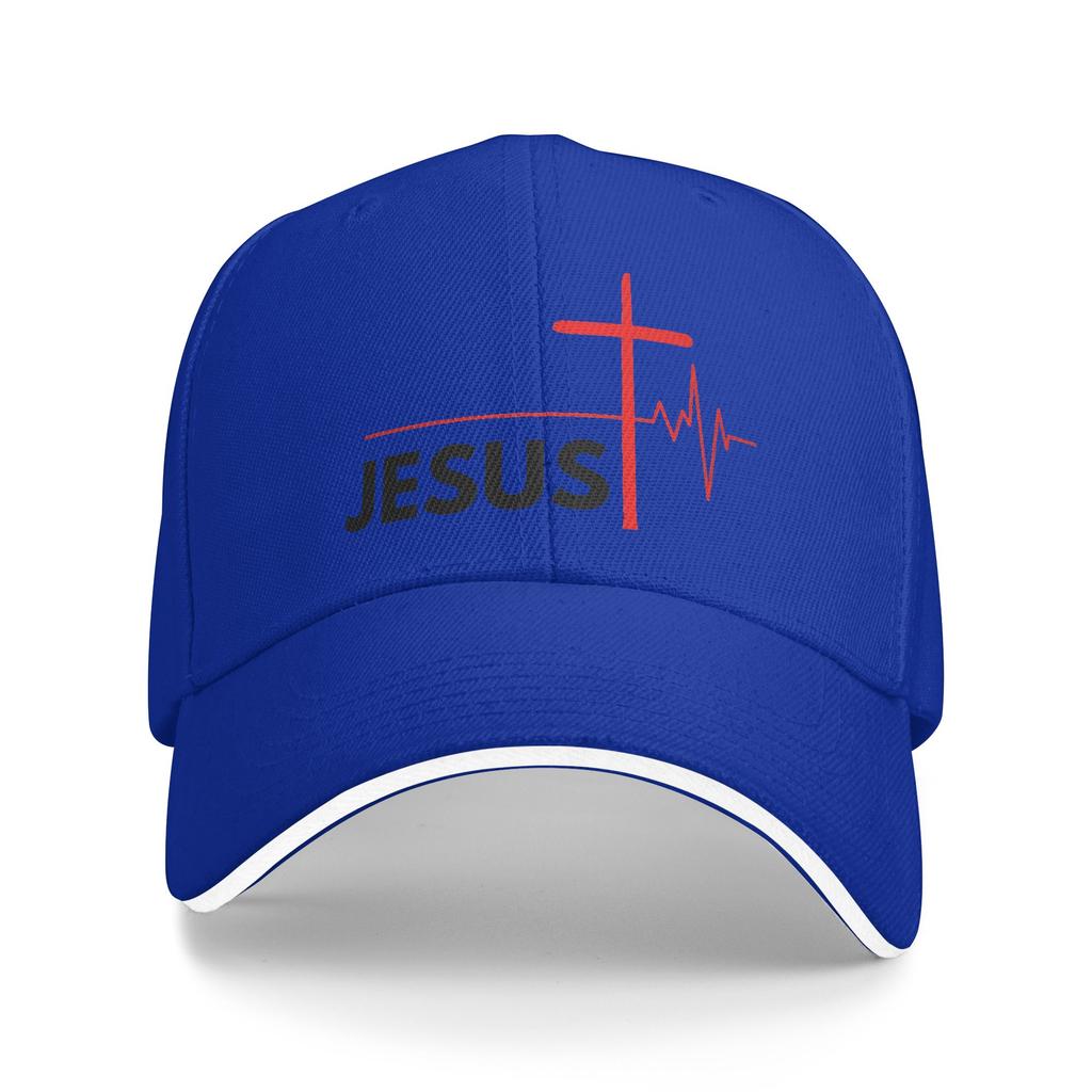 Jesus Saves  Sun Baseball Cap Summer Women Men  Print Hip Hop Hats Hot Sale Vintage Hiking Fishing Snapback Cap