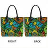  Boho Tribal Print Tote Bag Casual Large Capacity Shoulder Handbag for Daily Use