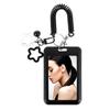 Colorful ID Card Holder Clear Acrylic Plastic Holder Cute Keychain Holder  ID Cards