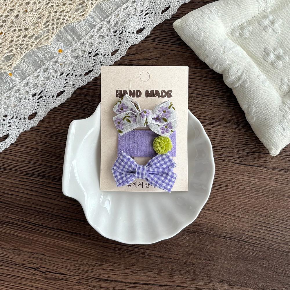 Korean Floral Children's Bow Hair Clips: Versatile Baby Hair Accessories