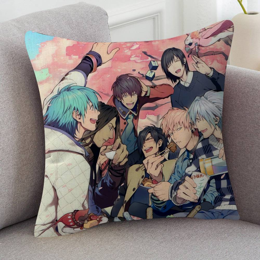 Anime DRAMAtical Murder Cute Cartoon L Game Cushion Cover Pillowcase Upholstery Sofa Throw Pillow Home Decor Pillowcas