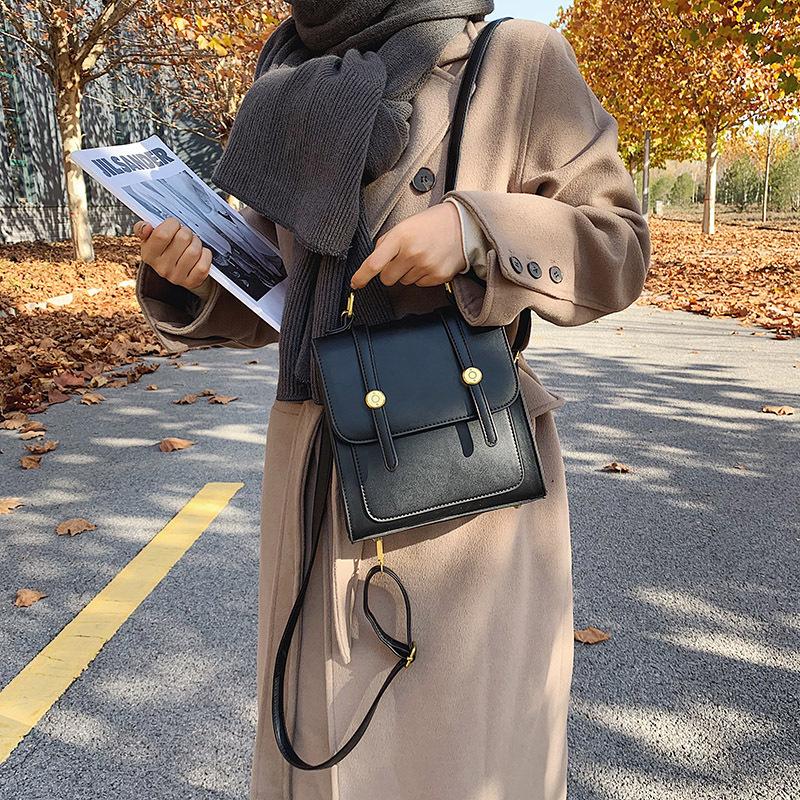 PU Leather Women's Small Backpack, Fashionable and Minimalist Soft Leather Backpack, Multi-purpose Bag, Vintage Trendy Cross-border