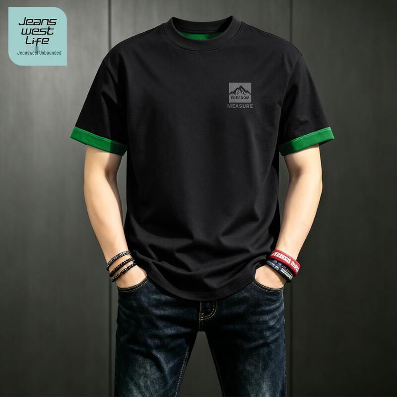 JEANSWEST LIFE Men s Loose Fit Short Sleeve T-Shirt 2XL