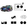 Helmet Intercom Motorcycle Q08 Helmet Earphones Enhanced Sound Effect Digital Display Stereos FM Radio Signal Stability
