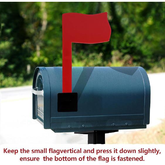 2PCS Mailbox Flag Replacement, 8.8''*3.5'' Professional Mailbox Flag Replacement Kit, Ideal for Homeowners, Renters, Residential Mail Box, A