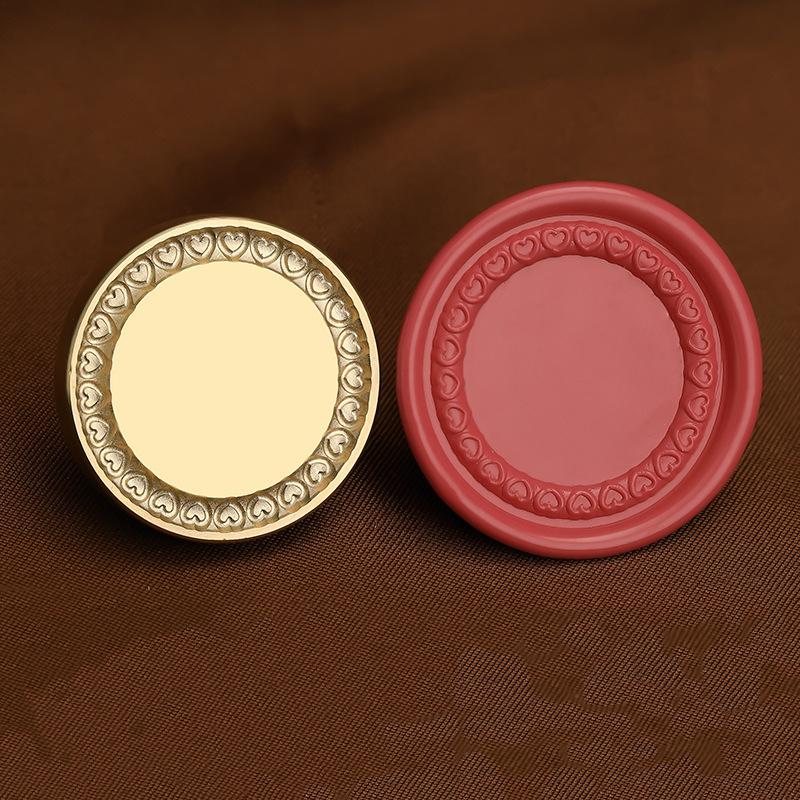 Matte Photo Frame Stamp Sealing Wax Stamp Head Fire Paint Lacquer Copper Seal Wax Stamp Heads Envelope Wedding Party Invitation