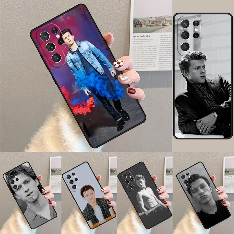 movie star Tom Holland Silicone Phone Case For Samsung Galaxy note 10 pro S26 S25 S24 S23 S22 S21 Plus S25Ultra Capa Cover