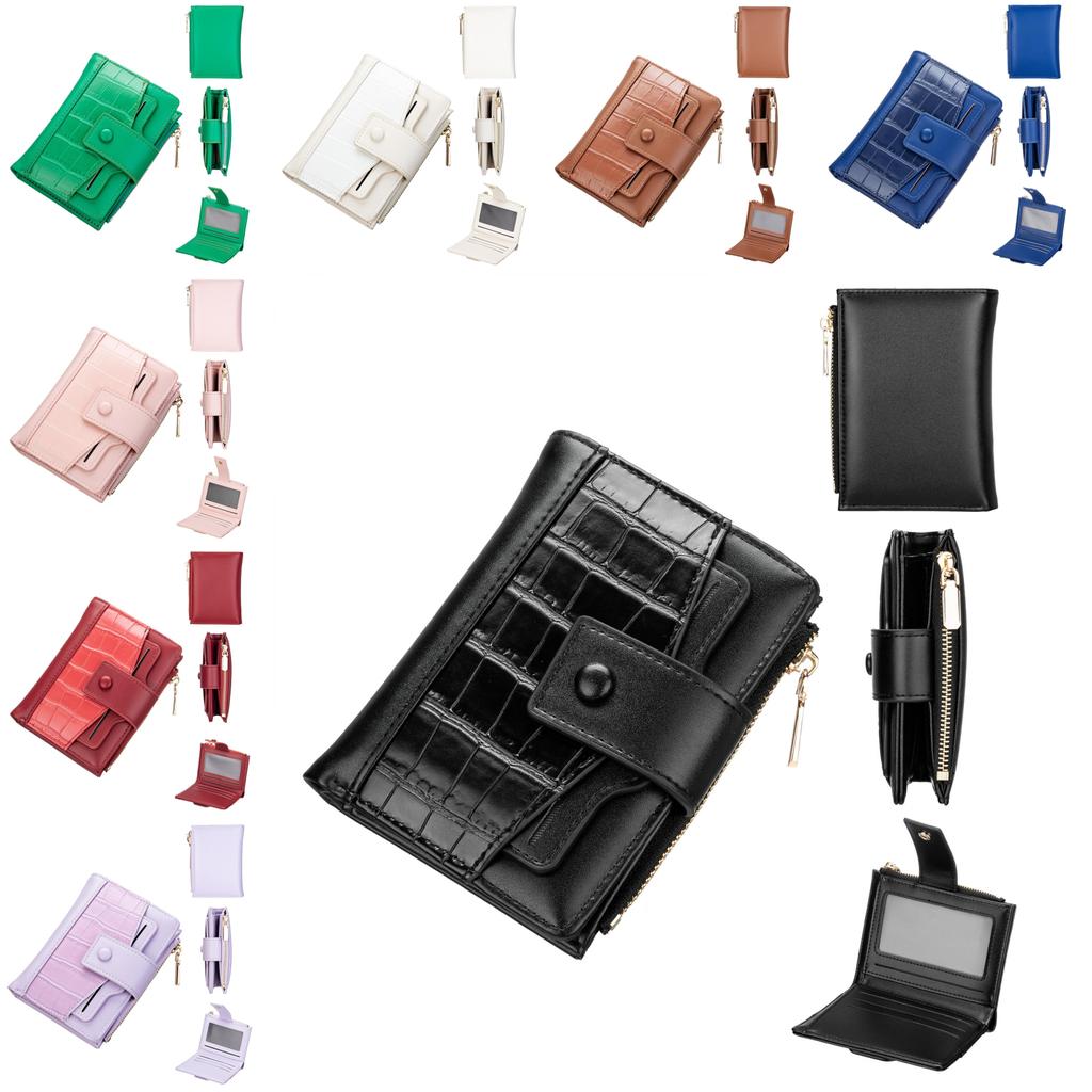 Wallets For Women Pu Material With Multi Card Slots And Expandable Storage For Daily Use