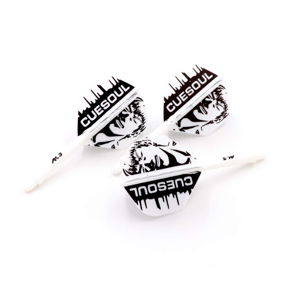 CUESOUL Integrated Dart Flights And Shafts ROST Standard Shape Medium 3 Sets Cool Man Pattern CSAK-58XSG