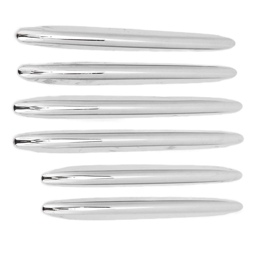 6Pcs Chrome Car Engine Hood Vent Grille Cover Trim Parts Replacement for Mercedes Benz R172 SLK 2011‑2019