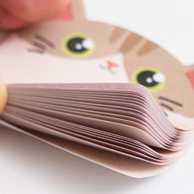 240/960 Sheets Large Capacity Adhesive Animal Shaped Memo Pads Cartoon Cute And Interesting Animal Shaped Sticky Notes