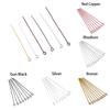 100-200pcs Eye Head Pins 20 25 30 35 40 45 50 mm Eye Pins Findings For Diy Jewelry Making Jewelry Accessories Supplies