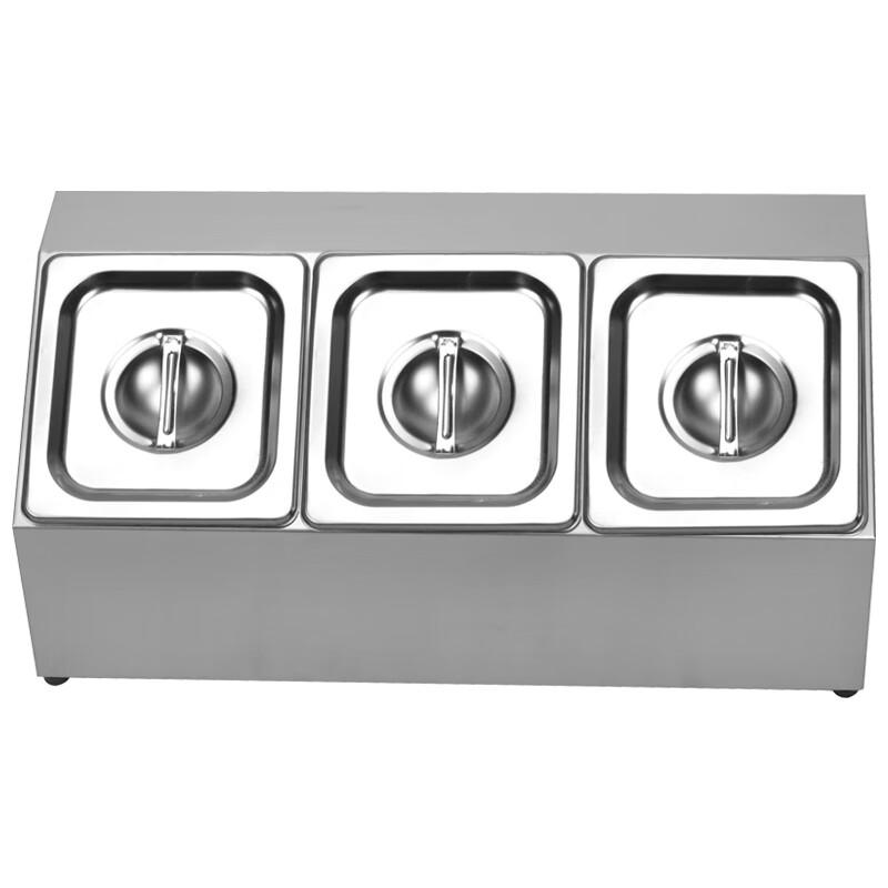 Edelstahl 3-Fach Gewürzorganisator