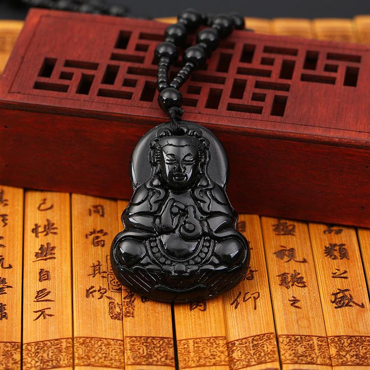 Catena per Collana Buddha Guanyin Imitazione Giada Regalo
