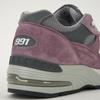 New Balance 991 Fabriqué en Angleterre Mauve Pensif Baskets Homme Rose Alliage Perle Fumée M991PGG