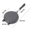 Heat Conduction Double Sided Frying Pan Aluminum Alloy Sandwich Maker  Baking Cooking