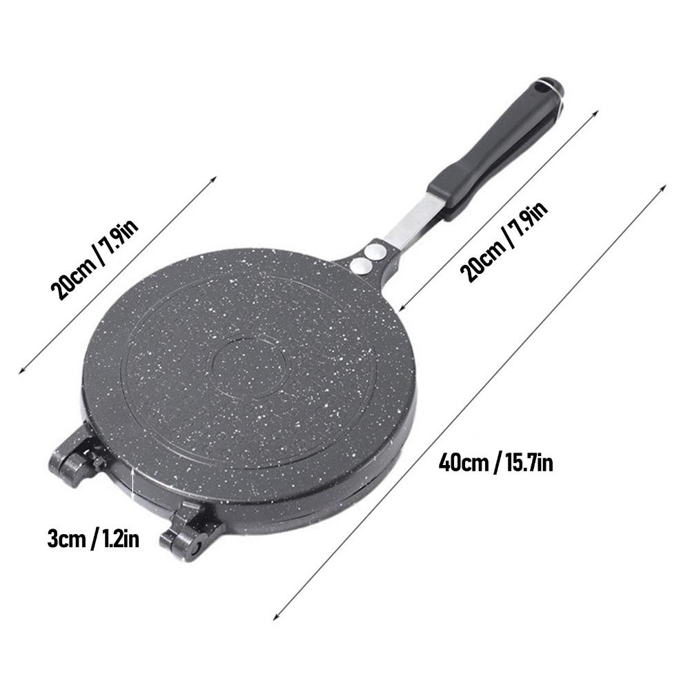 Heat Conduction Double Sided Frying Pan Aluminum Alloy Sandwich Maker Baking Cooking