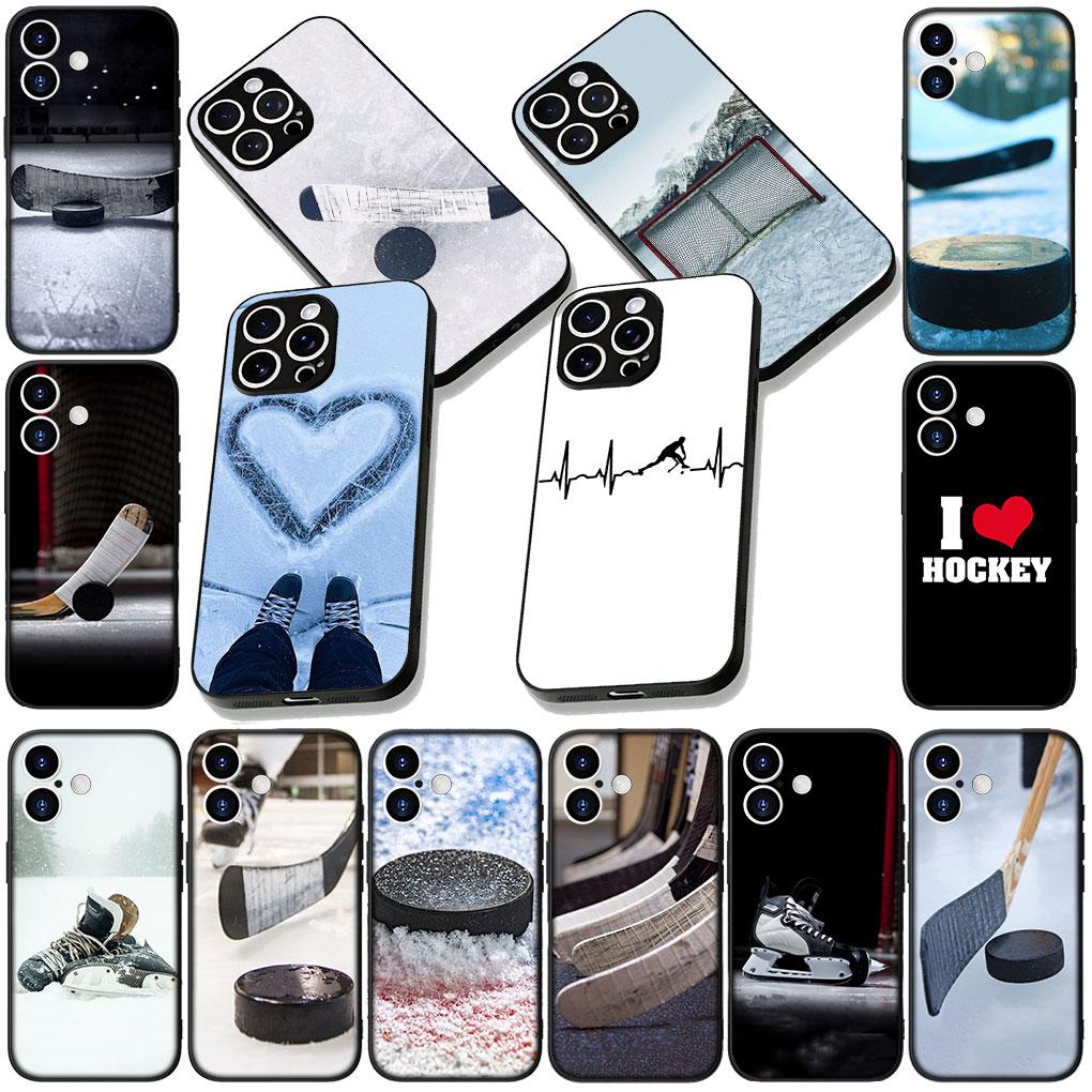 Soft Cover for Samsung Galaxy S22 S21 S20 FE Ultra Plus A35 A36 A55 A37 A33 A34 A57 Coque Phone Case Ice Hockey