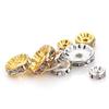 Louleur High Quality Rhinestone Crystal Beads Rondelle Loose Spacer Beads For DIY Jewelry Making Accessories Supplie Wholesale
