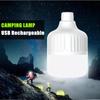 Portable Rechargeable LED Camping Light With Hook Outdoor Dimmable Tent Lantern Emergency Night Lamp For Hiking Travel Adventure