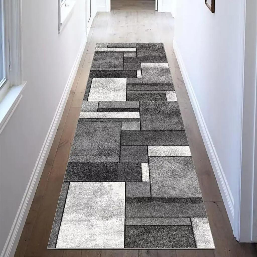Hallway Entrance Rug Stain-Resistant Anti-Slip Mat Bedroom Kitchen Runner Rug Laundry Room Floor Mat Home Decor