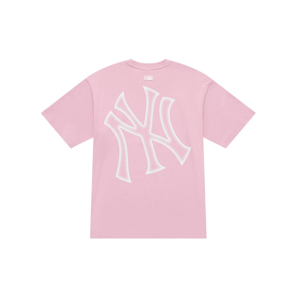 MLB New York Yankees Basic Collection 25SS T Shirt Unisex Pink 3ATSB6453-50PKM