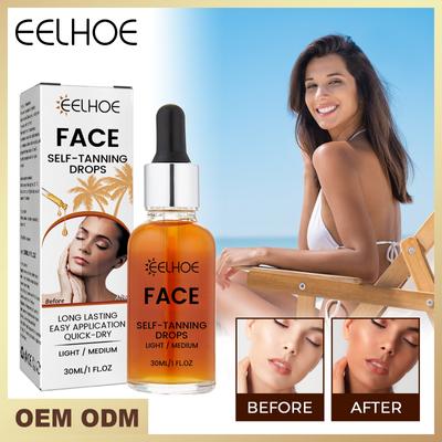 Self Tanning Mousse Spray Fast Body Face Self Tanner Fake Tan Cream Solarium Mak Makeup Foundation 30ml