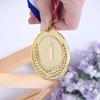 5cm Coin Metal Award Medals with Neck Ribbon Gold Silver Bronze Style for Sports Academics or Any Competition Diameter Gold Coin