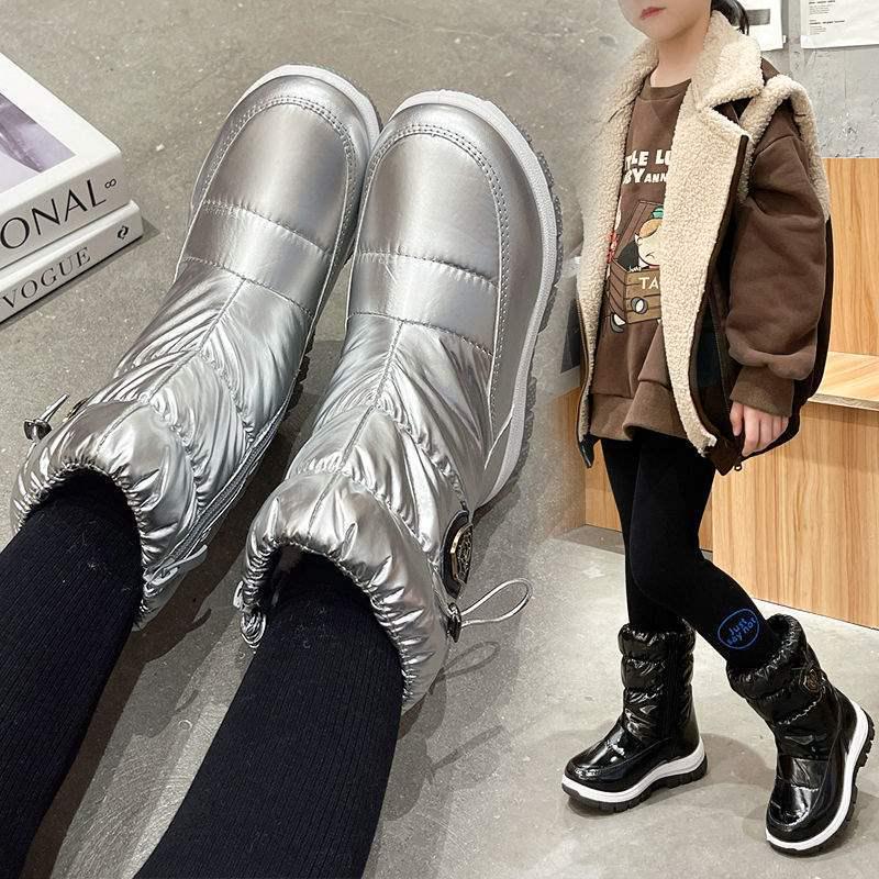 Northeast Barnesko Vinter Snøstøvler: Tykk, Varm, Sklisikker Støvel for Gutter og Jenter