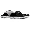 Under Armour Versatile Slide Sandals Men Footwear Black Gray 3000036-002