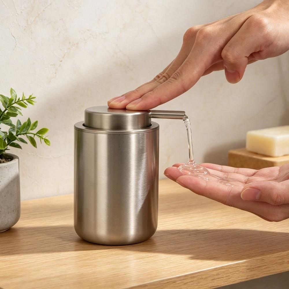 Easy To Press Liquid Hand Soap Dispenser Refillable Lotion Dispenser 250ML Soap Pump For Daily Use