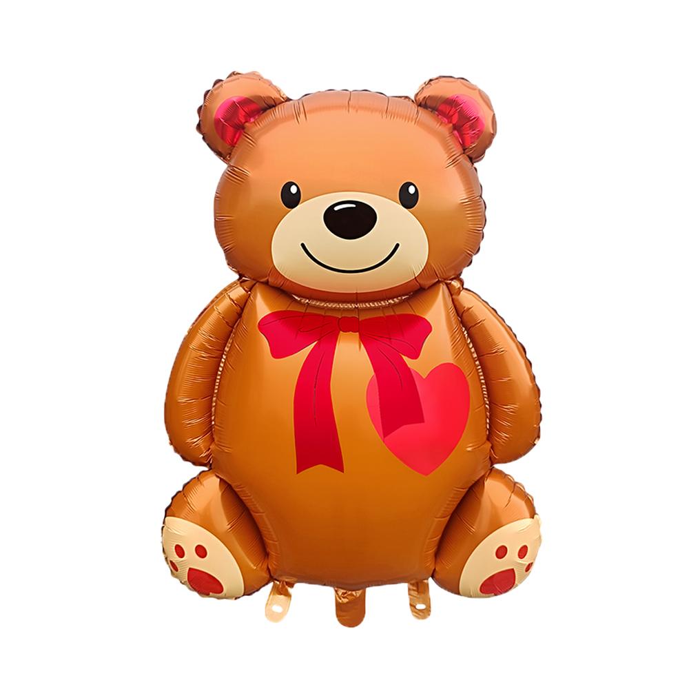 1pc Base Stand Happy Valentine s Day Heart to Heart Balloons Love Heart Bear Balloon wedding Valentine s Day Decorations Other