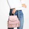Michael Kors Mk Jet Set Monogram Logo Color Block Leather Backpack Medium Women backpack Pink 35T1GTTB6L-7278
