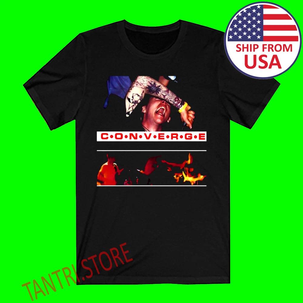 Converge Men s Black Size S to 3XL 4XL