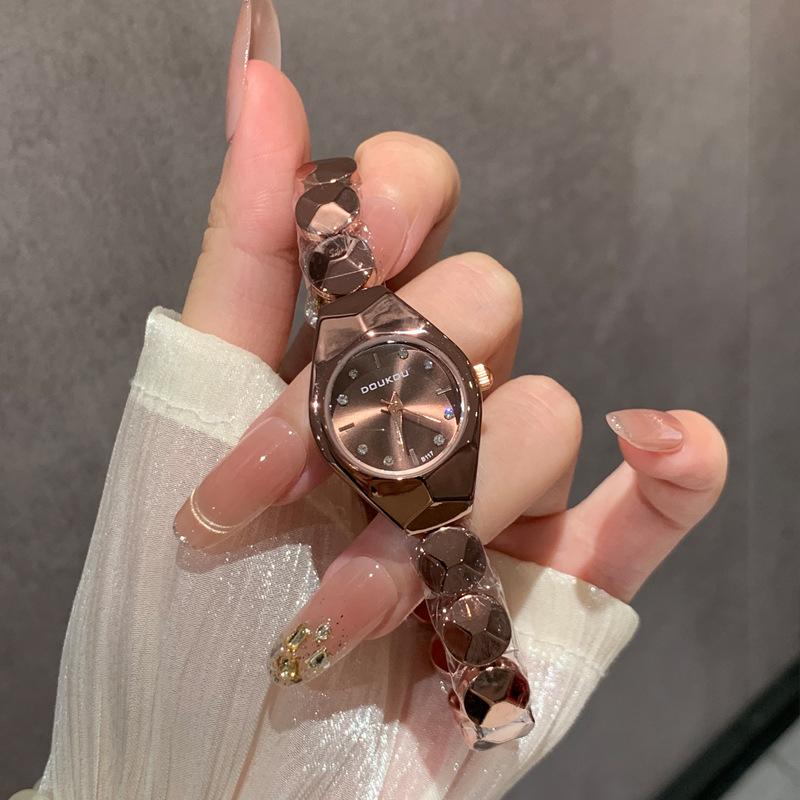 Alloy Bracelet Student Niche High-End Quartz Watch Small And Exquisite Women'S Watch