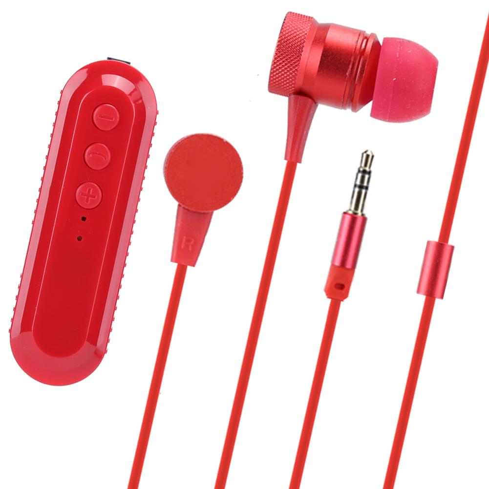 Lavalier Clipon Bluetooth 4.1 Headset Earphone Headphone Stable Transmission Red