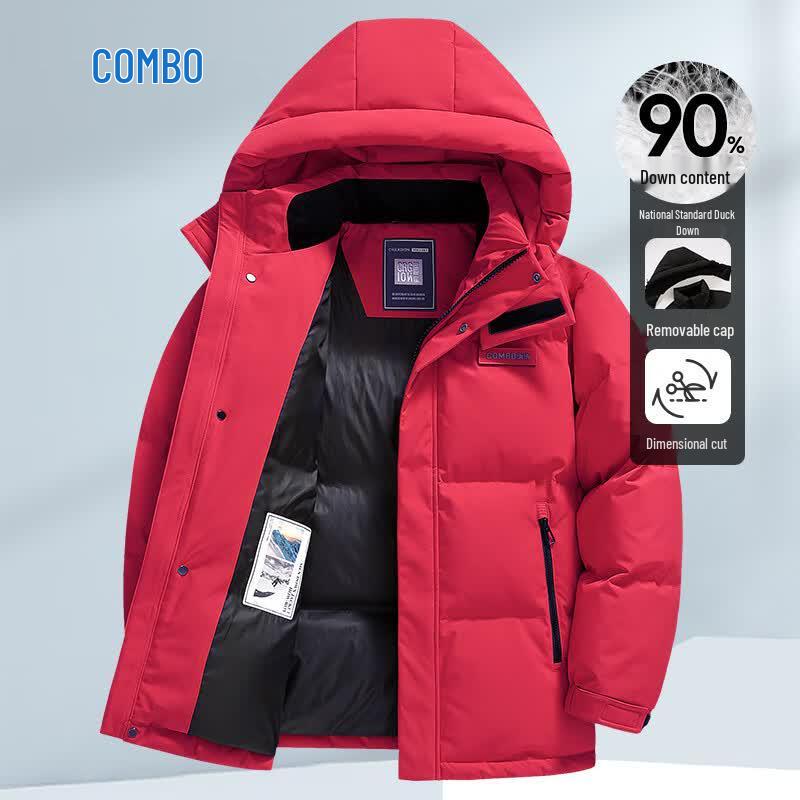 Kangbo Men s 90% Down Thickened Extreme Cold Short Jacket 185
