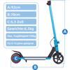 City Scooter Kids Scooter 6.5'' E-Scooter for 6-12 Years 60Wh, max. 5-8km, foldable, Load Capacity 50 kg, 14km/h, with Lighting, EBS+Foot Brake