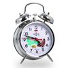 Vintage Mechanical Alarm Clock Pure Elegant Manual Watches Table Clock Metal Pure Copper Movement Minimalist Chicken Pecking Rice Bedside Clocks