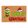 Grinch Floor Mat, Christmas Carpet, Holiday Door Mat, Green Clown Floor Mat.
