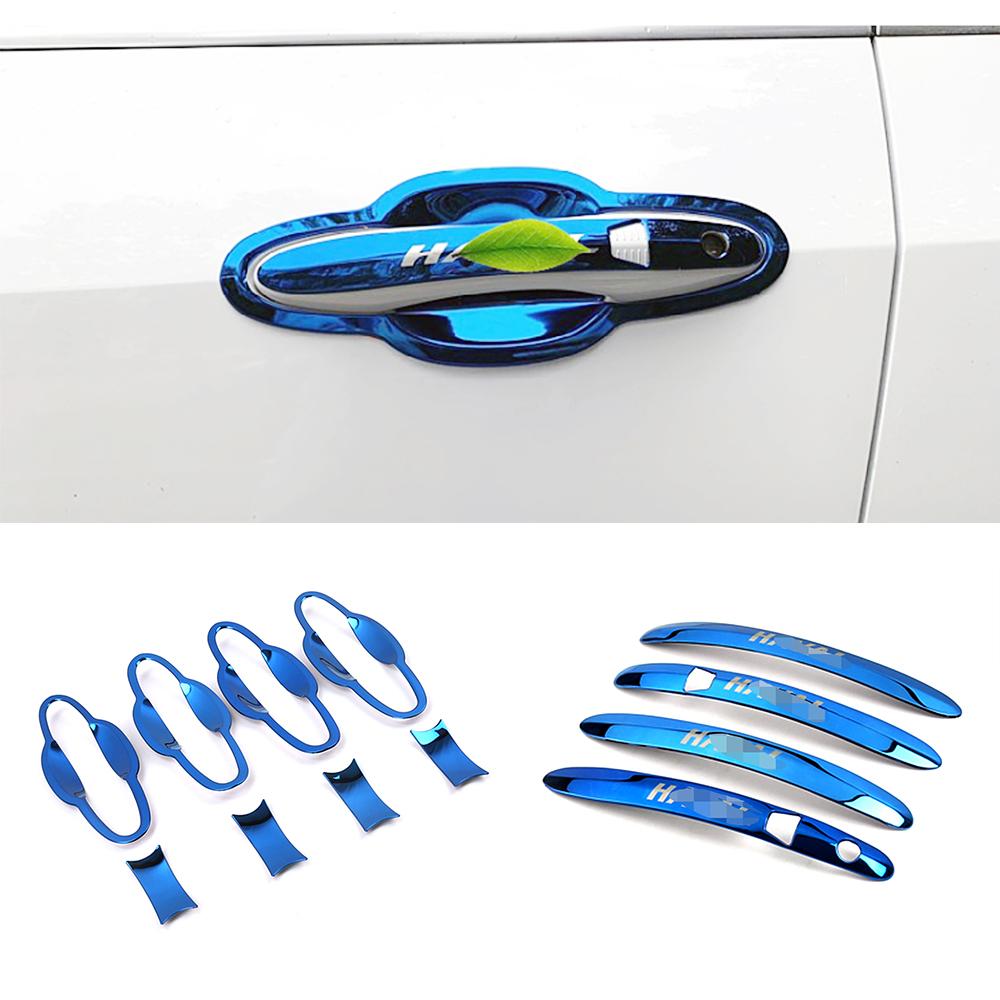 For Haval H6 2018-2024 Car Exterior Modify Door Handle Cover Side Door Bowl Trim Stainless Steel Decoration Protection Sticker