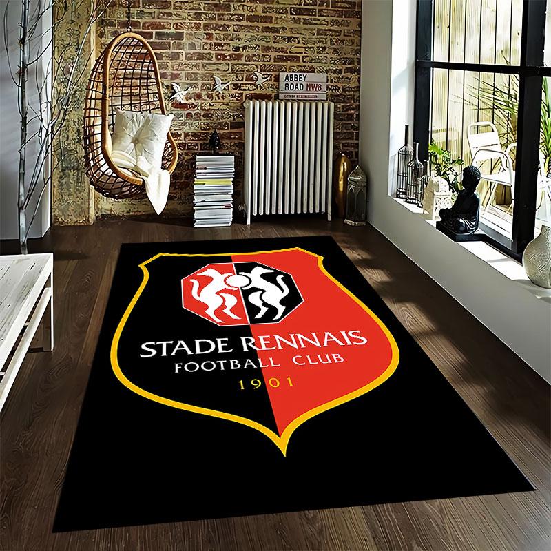 Stade Rennais Football Club Logo suitable as a non-slip mat for the living room or bedroom sofa