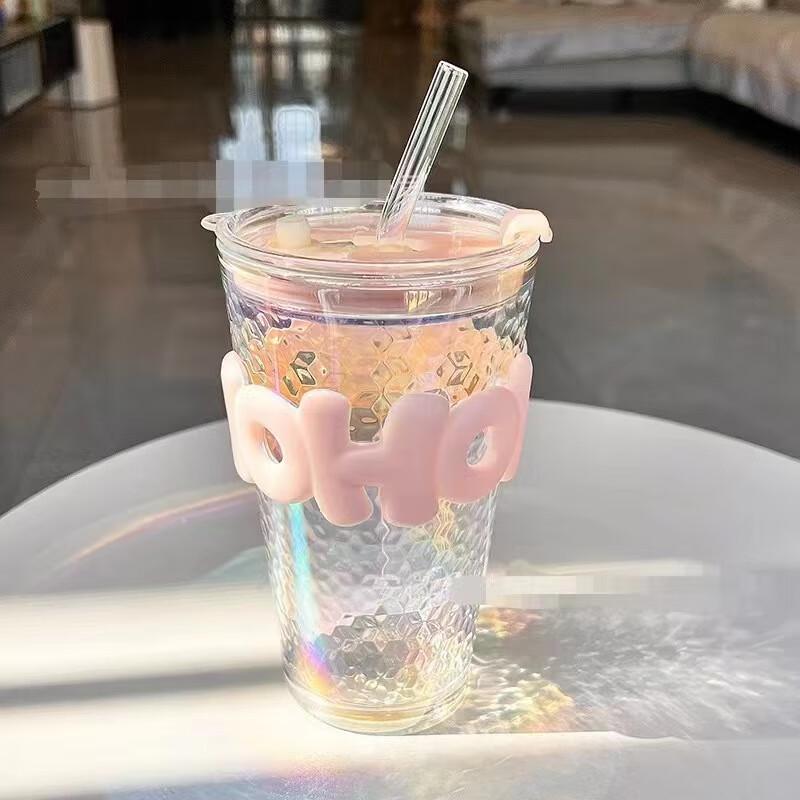 Libaiyi Double-Drink Portable Glass Cup