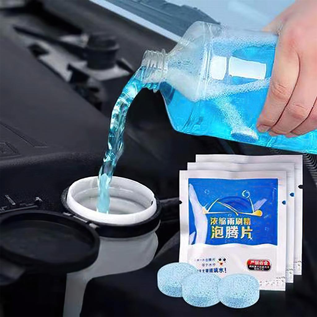 Car Windshield Solid Cleaner Effervescent Tablets Car Washer Agent Universal Glass Washer Dust Soot Auto Accessories