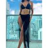Sexy Bikinis Swimsuits Women's Swimwear Push Up Female Beach Swimming Wear Bathing Suits Three Piece Bikini Set